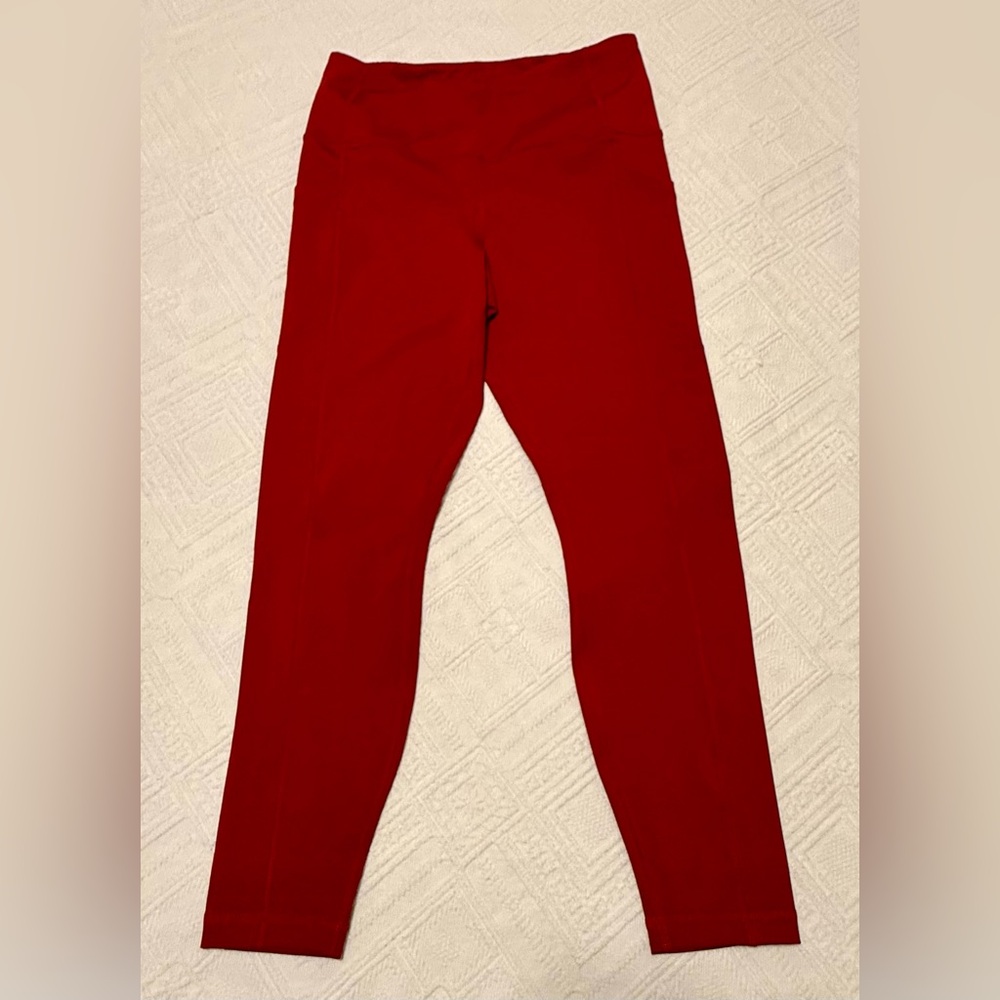 90 Degree by Reflex leggings- large - dark red- Excellent condition- Gently used - Picture 2 of 8